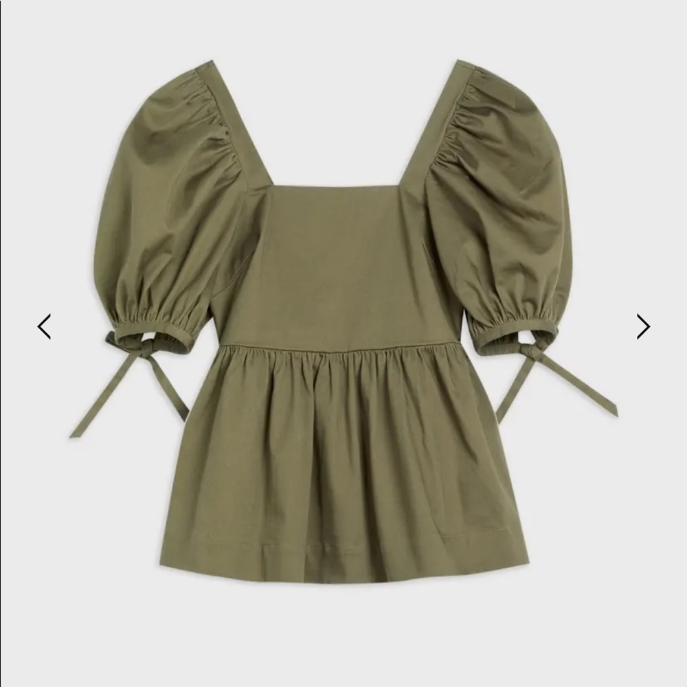 Ted baker puff sleeve top